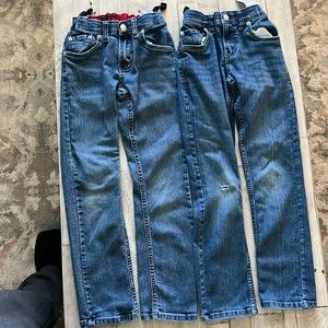 2 pairs kids Levi’s jeans